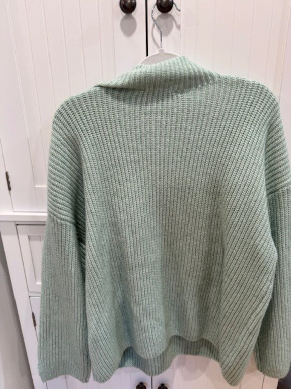 Loft Ribbed Mock Neck Sweater - Picture 3 of 4
